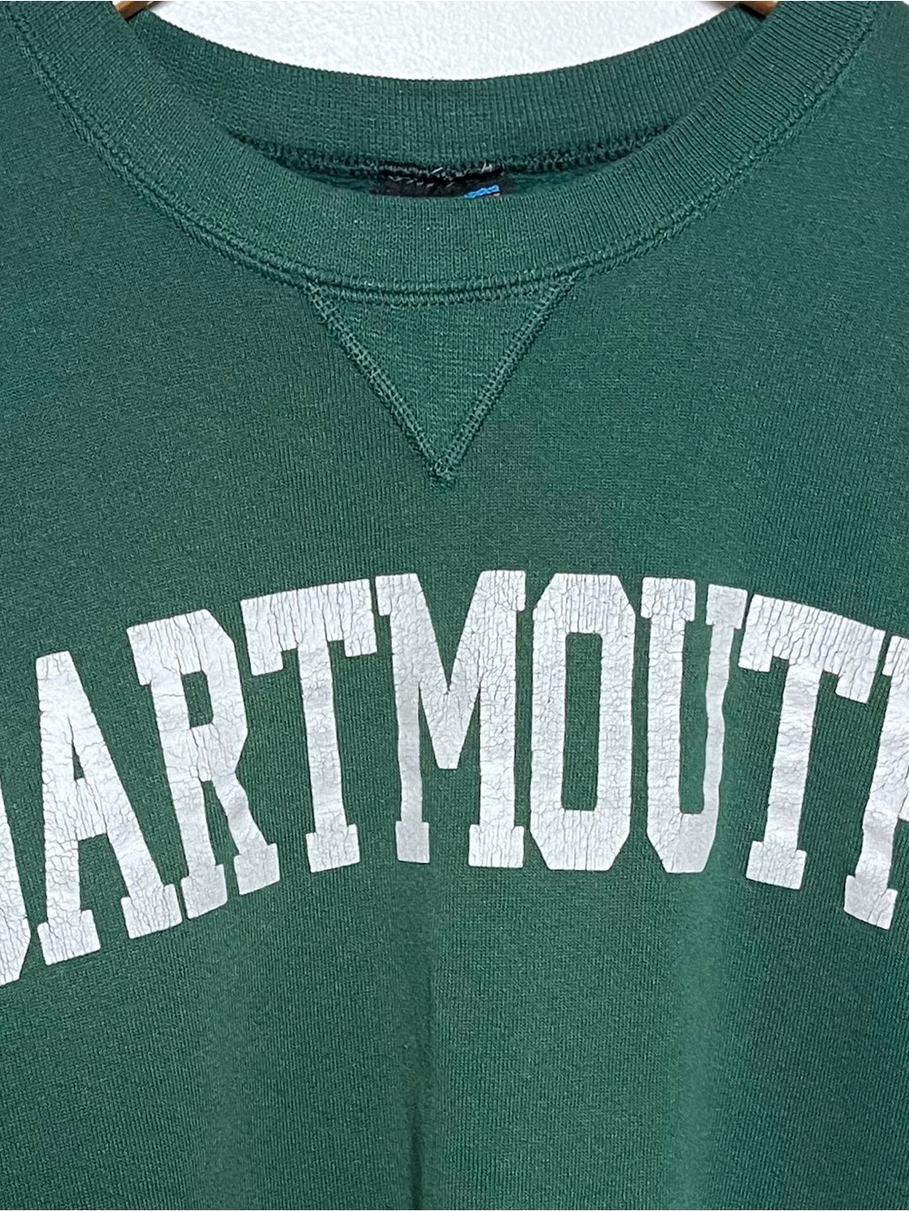 Vintage Dartmouth Sweatshirt Mens Size Large Green Fleece Crewneck College Soffe - Picture 5 of 9
